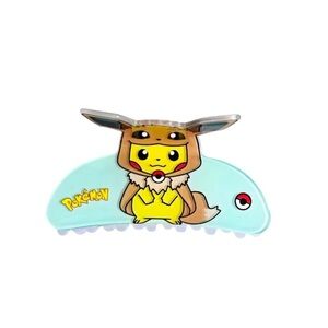 3 For $35 Pokemon Eevee Suit Pikachu Hair Claw Acrylic Acetate Hair Clip
